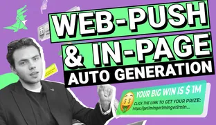 Save Your Time with Web-push and In-page Auto Generation