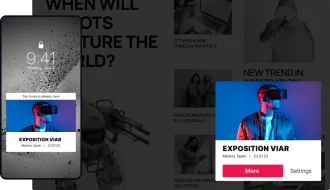 Demonstration of the web push format